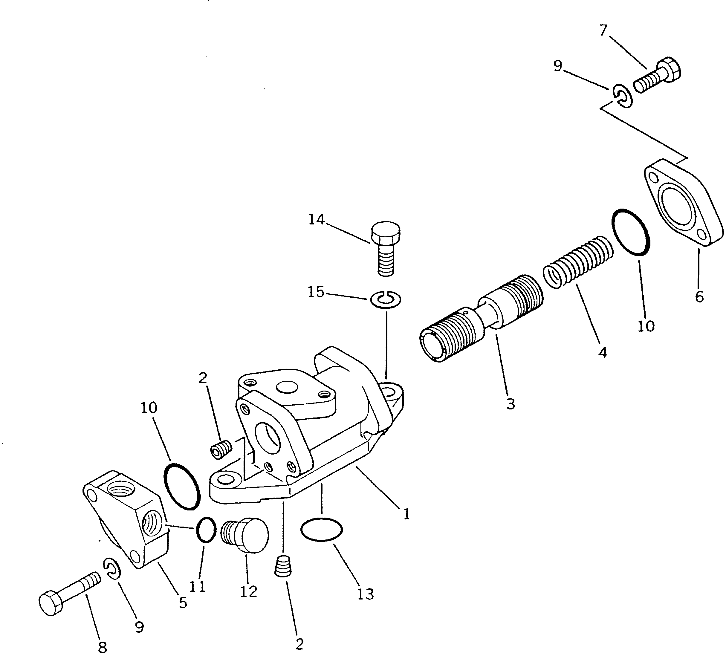 270. BRAKE AUTOMATIC VALVE (WITH BRAKE ASSISTOR) [4703] - Komatsu part D135A-2 S/N 10301-UP [d135a-2c]