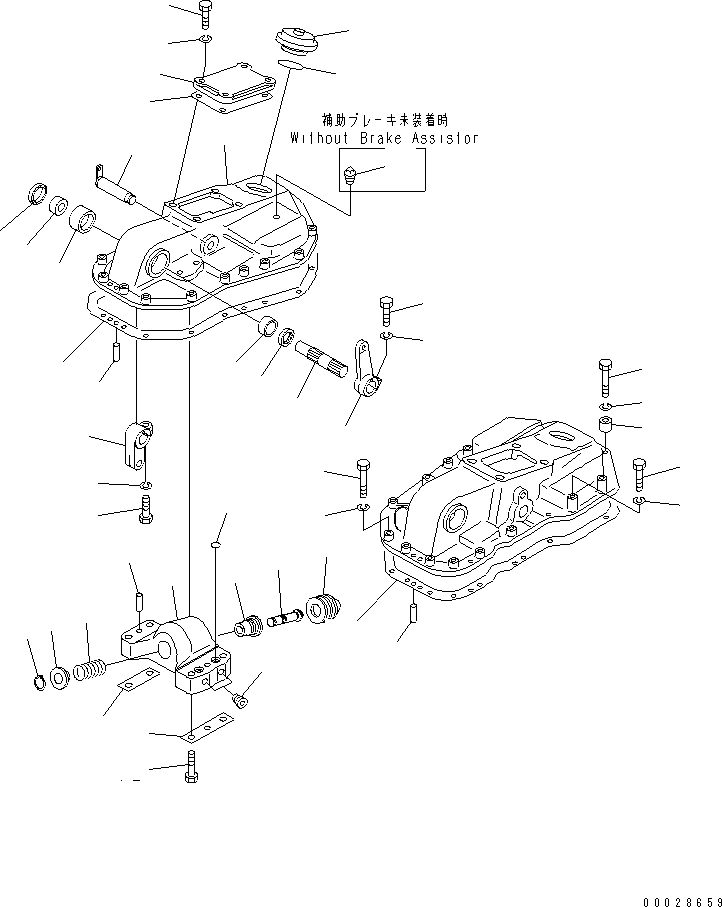 300. BRAKE BOOSTER (R.H.) [F2370-04A0] - Komatsu part D155A-2A S/N 57001-UP (SA6D140E-2 (Emission) Eng. Installed) [d155a-0c]