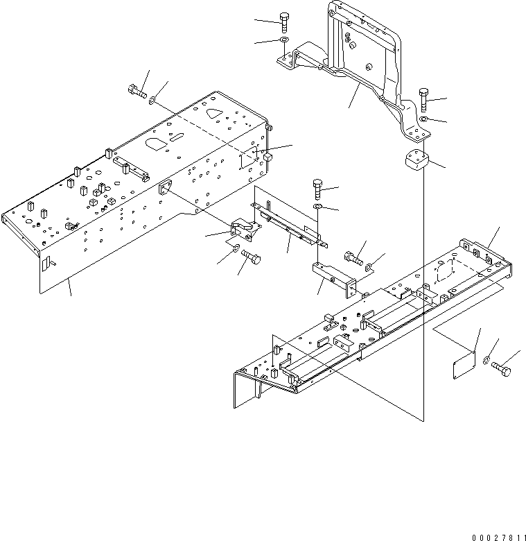 530. DASHBOAD AND FENDER [M2210-08A0] - Komatsu part D155A-2A S/N 57001-UP (SA6D140E-2 (Emission) Eng. Installed) [d155a-0c]