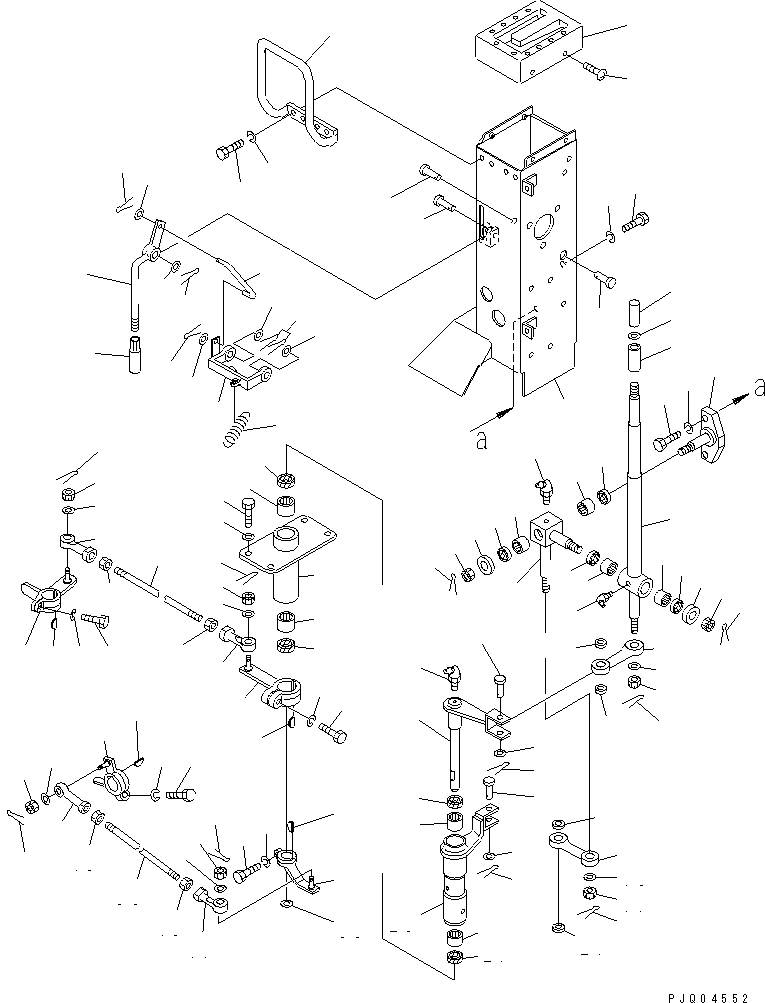 270. GEARSHIFT LEVER(#15001-17000) [265B] - Komatsu part D155A-1 S/N 5508-UP [d155a-1c]