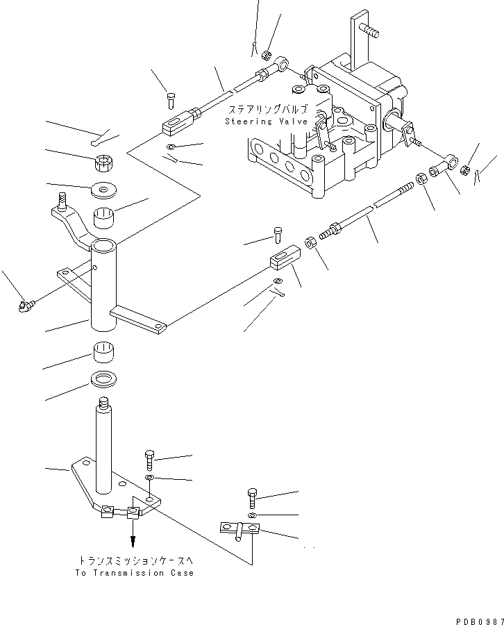 140. CONTROL [F2300-12A0] - Komatsu part D155A-3 S/N 60001-UP [d155a-3c]