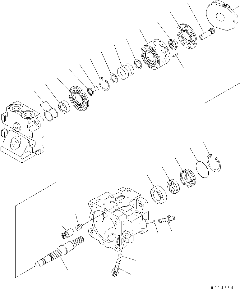 160. FAN PUMP (2/5)(#85001-) [Y1600-12A0] - Komatsu part D155A-6 S/N 85001-85076 [d155a-6c]