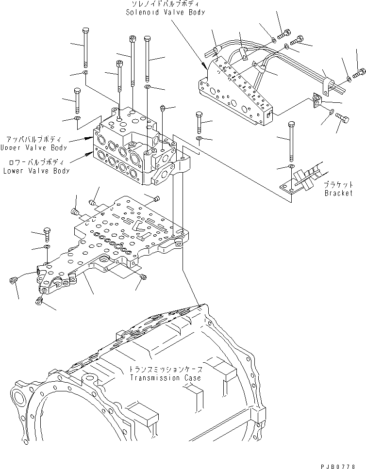 310. TRANSMISSION (VALVE SEAT) [F2320-61A1] - Komatsu part D155AX-3 S/N 60001-UP [d155ax0c]
