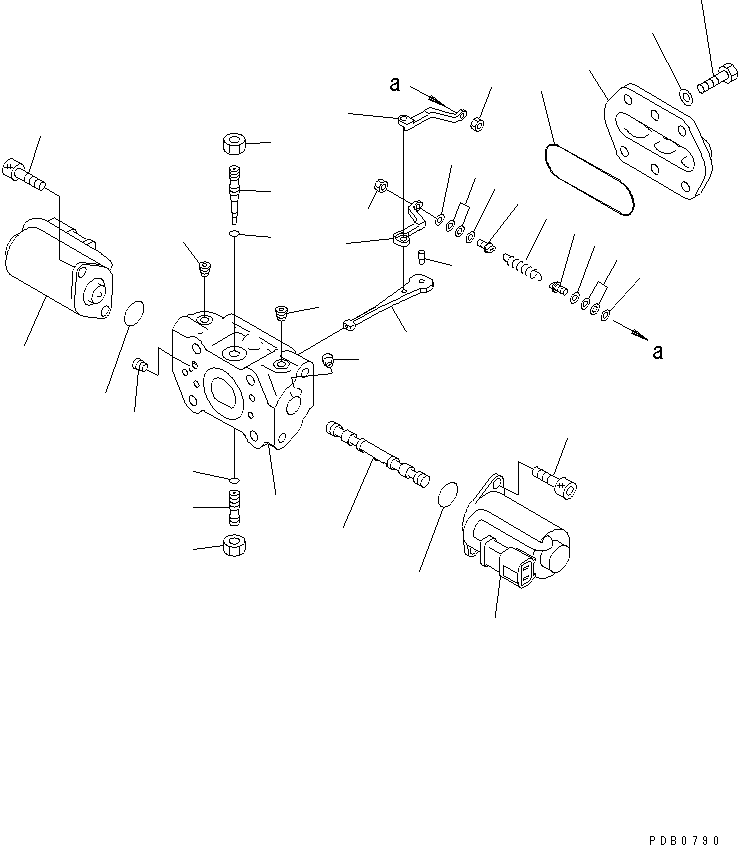 110. H.M.T. PUMP (4/5) [Y1600-14A1] - Komatsu part D155AX-3 S/N 60001-UP [d155ax0c]