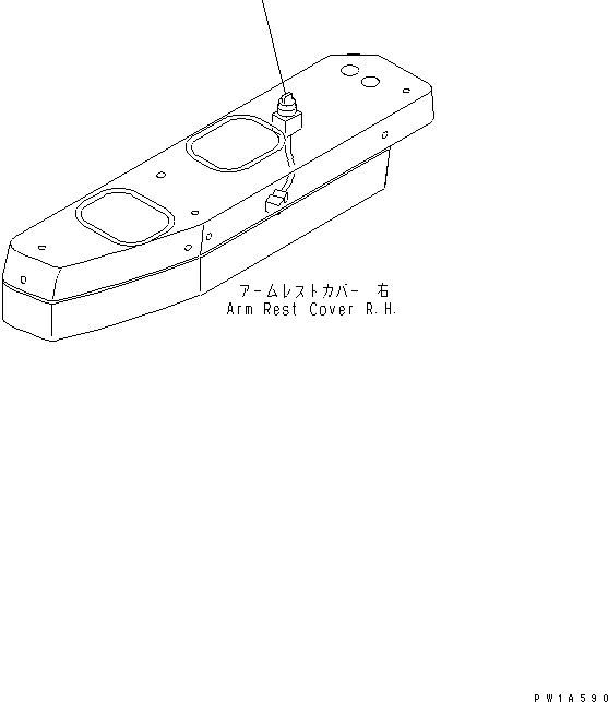 1380. PIN PULLER SWITCH(#70001-75999) [K2110-17A1] - Komatsu part D155AX-5 S/N 70001-UP [d155ax2c]