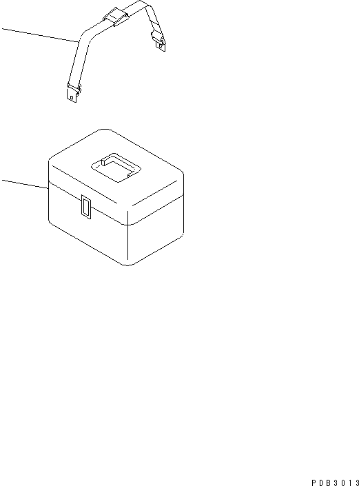 310. FIRST AID BOX(#31416-) [K0840-01A0] - Komatsu part D155C-1P S/N 15686-UP (S6D155-4 Eng. Installed (-50cent. Spec.)) [d155c-1c]