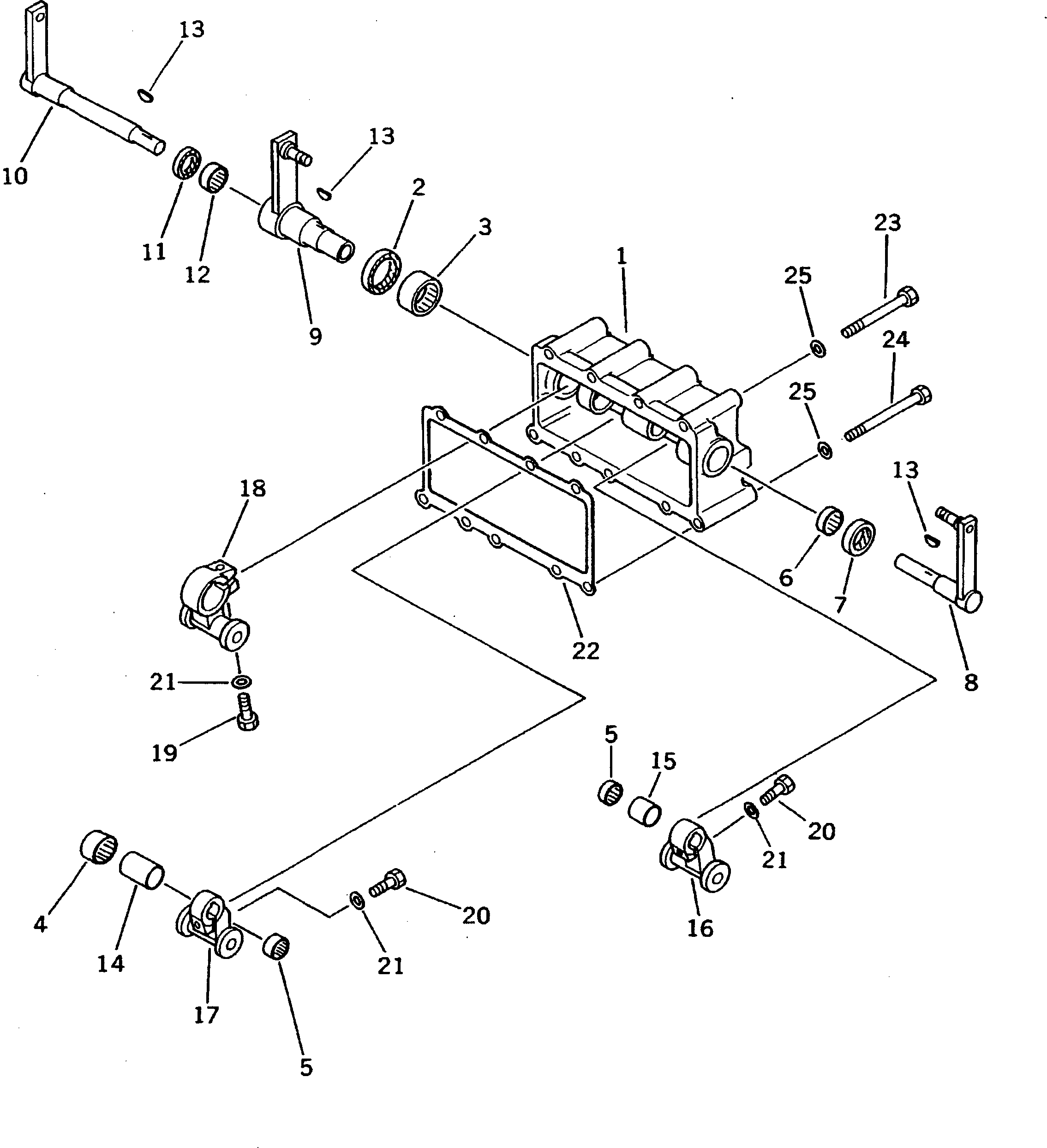 D275A-2C @@10059@ TEERING VALVE LEVER