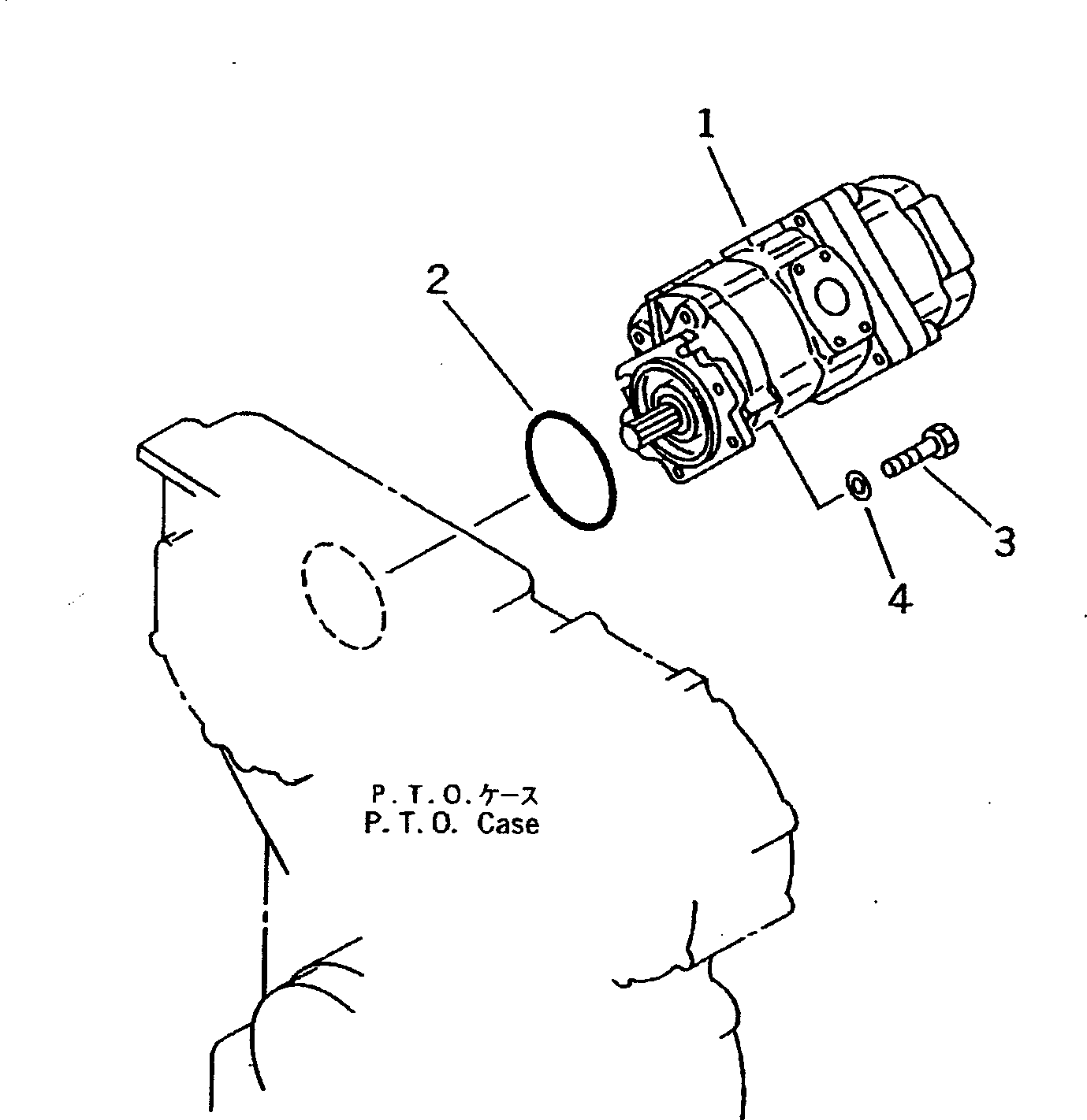 10. HYDRAULIC PUMP MOUNT [H0210-01A0] - Komatsu part D275A-2 S/N 10001-UP [d275a-2c]