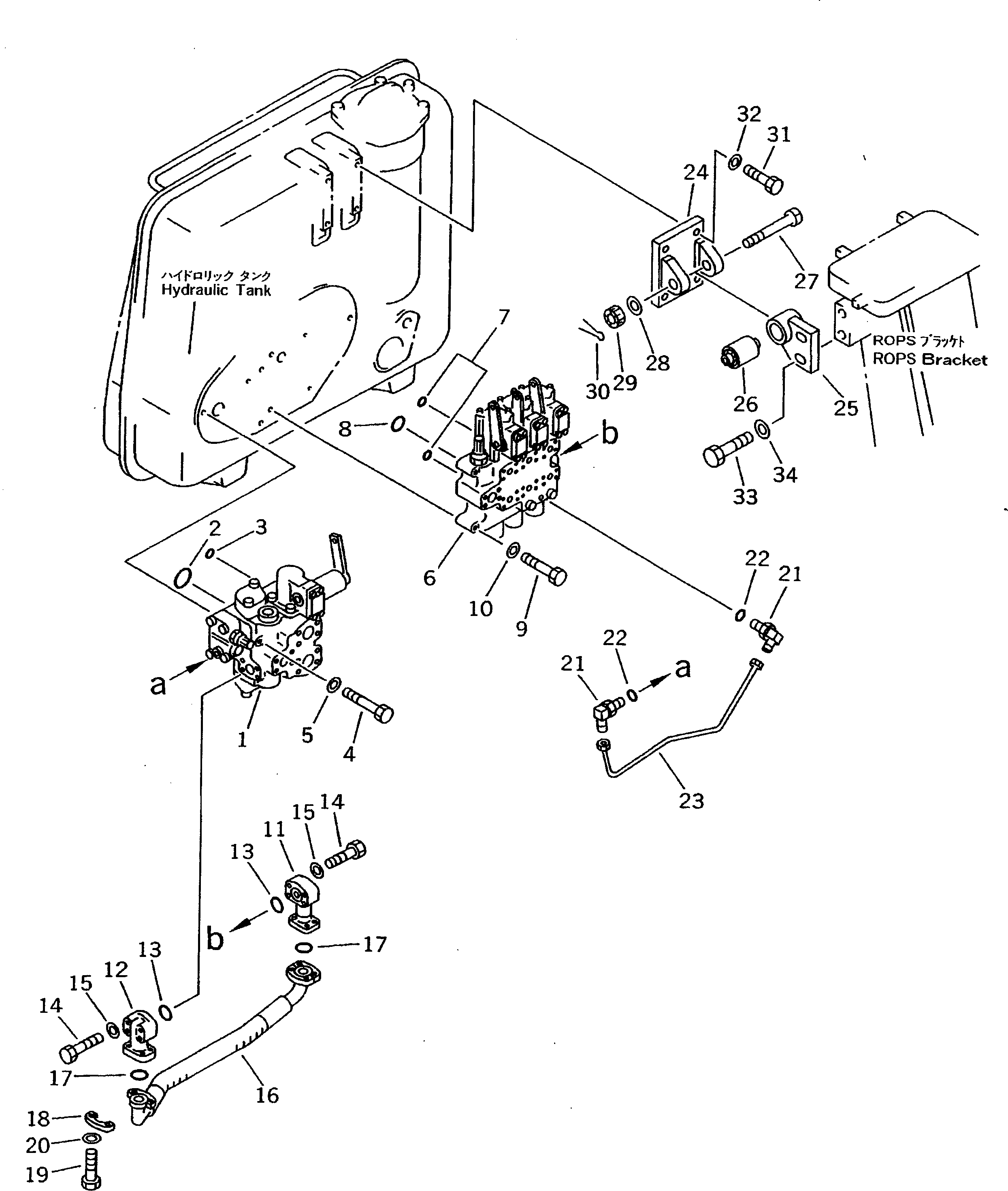 580. HYDRAULIC TANK VALVE [M2210-10A0] - Komatsu part D275A-2 S/N 10001-UP [d275a-2c]