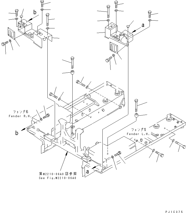 730. WORK LAMP COVER [M2214-01A0] - Komatsu part D275A-2 S/N 10001-UP [d275a-2c]