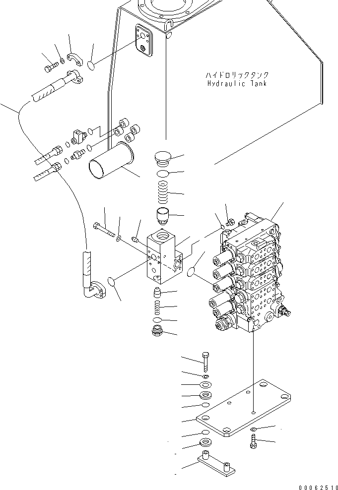 660. FENDER (C.L.S.S. VALVE AND MOUNT) (FOR DUAL TILT PITCH DOZER)(#35001-) [M2210-14C2] - Komatsu part D275A-5R S/N 35001-35020 (W/O EGR) [d275a-4c]