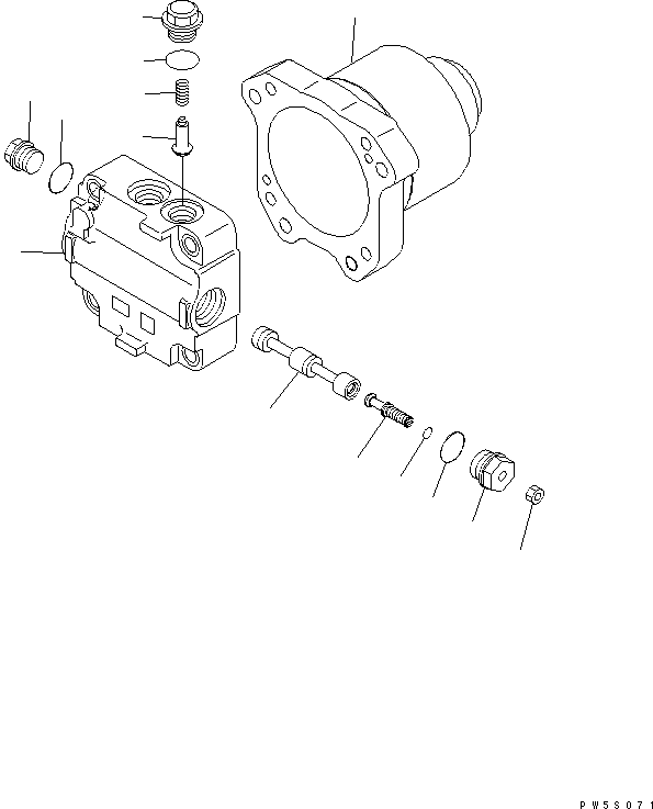 370. FAN MOTOR (1/2) [Y1642-01A0] - Komatsu part D275A-5 S/N 25001-UP [d275a-5c]
