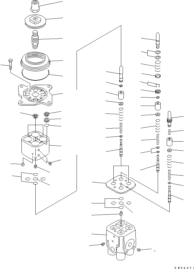 610. PPC VALVE (BLADE) [Y1670-01A1] - Komatsu part D275A-5 S/N 25001-UP [d275a-5c]