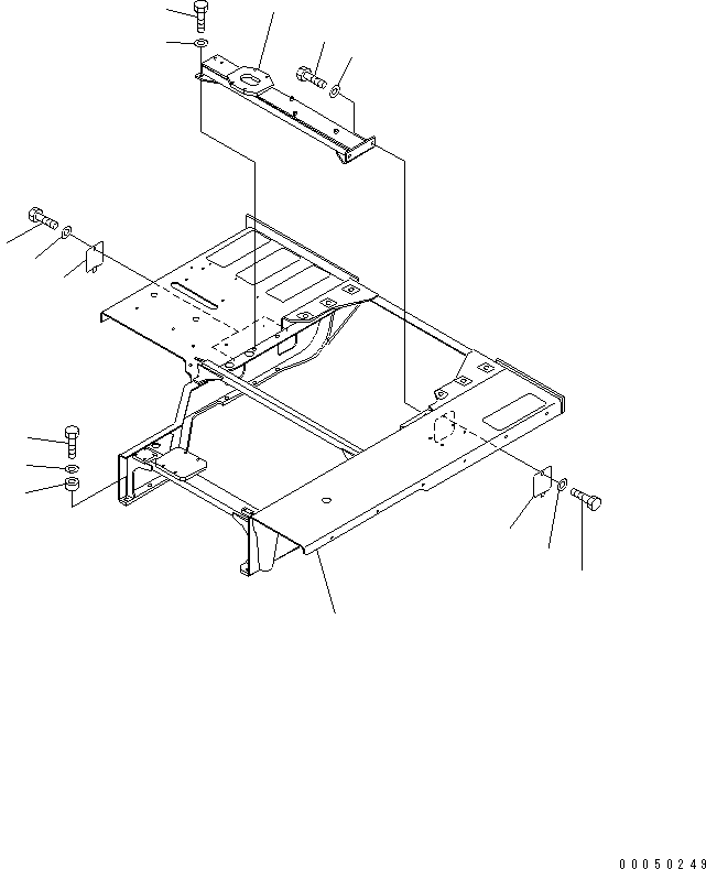 190. FENDER [M2210-01A0] - Komatsu part D355C-3 S/N 14263-UP (SA6D140-2 Eng. Installed (-50cent. Spec.)) [d355c-0c]
