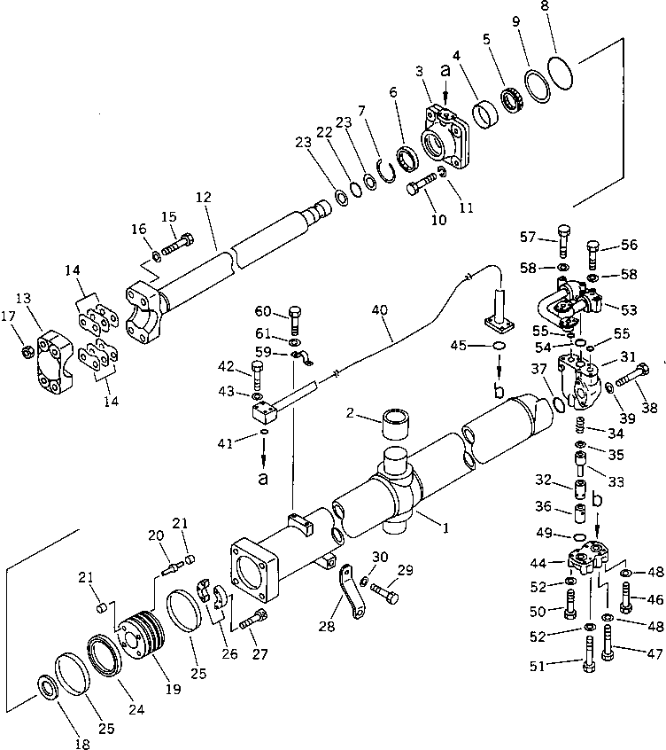 110. BLADE LIFT CYLINDER (RADIATOR TILT SPEC.)(#17523-) [Y1620-01A2] - Komatsu part D375A-3A S/N 17001-UP (7 Track Roller) [d375a-0c]