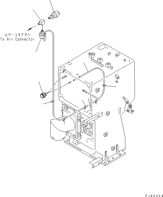520. DASHBOARD (DUST INDICATOR) [K2210-04A2] - Komatsu part D375A-3D S/N 17001-UP (-50cent. Spec.) [d375a-2c]