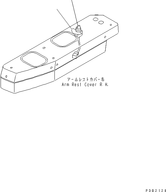 570. PIN PULLER SWITCH [K2501-01A1] - Komatsu part D375A-3D S/N 17001-UP (-50cent. Spec.) [d375a-2c]