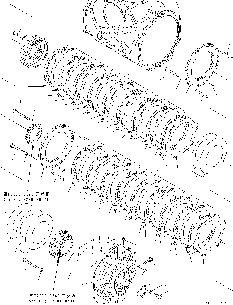 Part 50. STEERING CLUTCH AND BRAKE (1/2) [F2300-04A0]