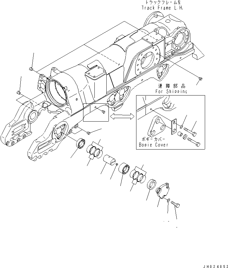 D375A-7C JH024852 ARTRIGE PIN (L.H.) (LABYRINTH TYPE)(#19975-)