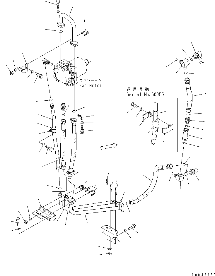 120. RADIATOR GUARD (FAN PIPING) [M2110-10C0] - Komatsu part D375A-5E0 S/N 50001-UP (ecot3) [d375a-8c]