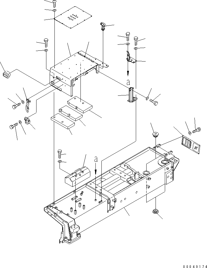 D375A-8C 00049174 ENDER (R.H.) (ENGINE PRE-LUBE) (FOR EU)