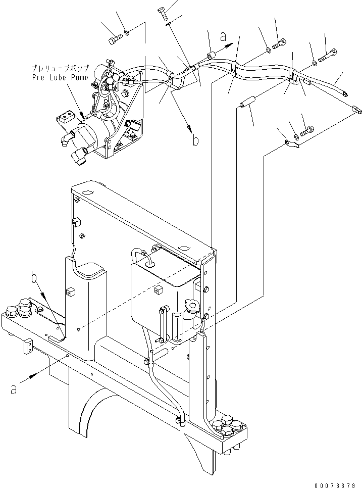 1030. FENDER (ENGINE PRE-LUBE) [M2210-21C4] - Komatsu part D375A-5E0 S/N 50001-UP (ecot3) [d375a-8c]