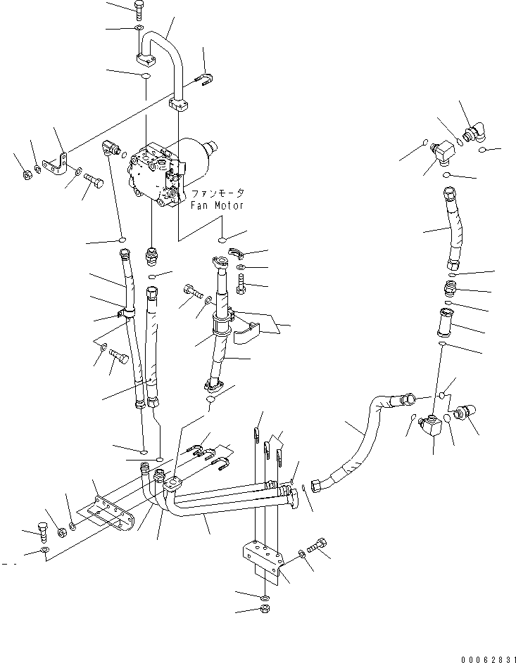 120. RADIATOR GUARD (FAN PIPING) [M2110-10C0] - Komatsu part D375A-5 S/N 55001-UP (W/O EGR) [d375a-9c]