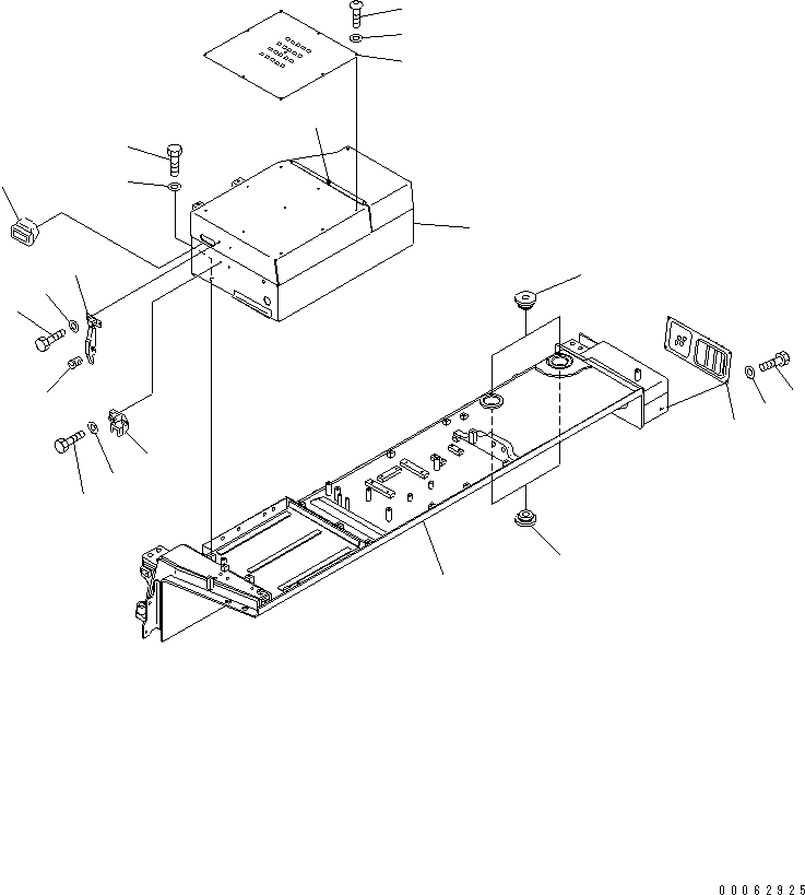 620. FENDER (L.H.) [M2210-07C0] - Komatsu part D375A-5 S/N 55001-UP (W/O EGR) [d375a-9c]