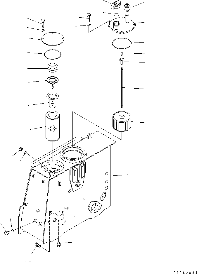 710. FENDER (HYDRAULIC TANK) [M2210-11C0] - Komatsu part D375A-5 S/N 55001-UP (W/O EGR) [d375a-9c]