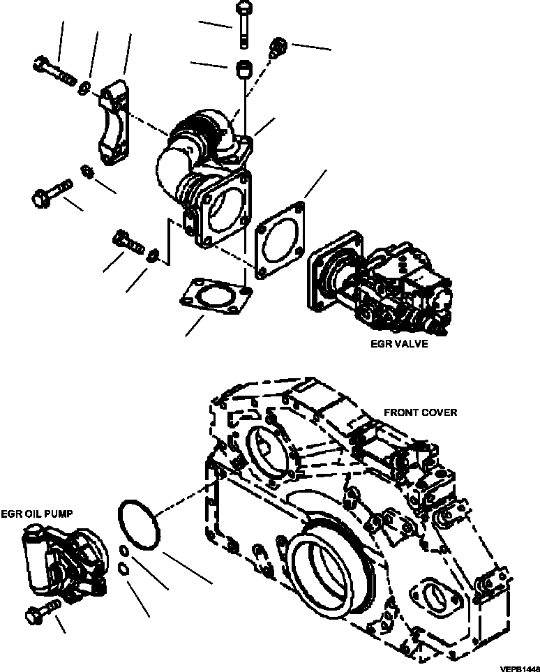 Part |$20. EXHAUST GAS RECIRCULATION (EGR) EGR BYPASS VALVE MOUNTING [A1216-B7A7]