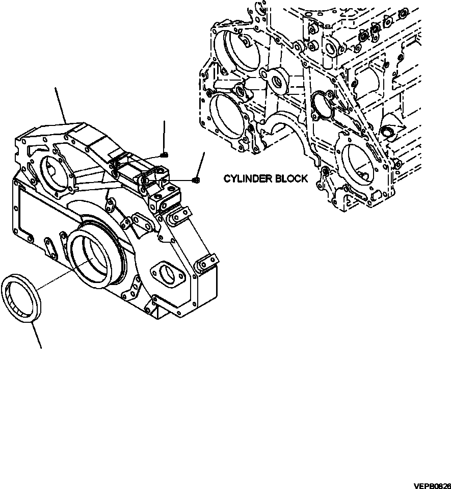 Part |$30. FRONT GEAR TRAIN COVER [A2109-B7A3]