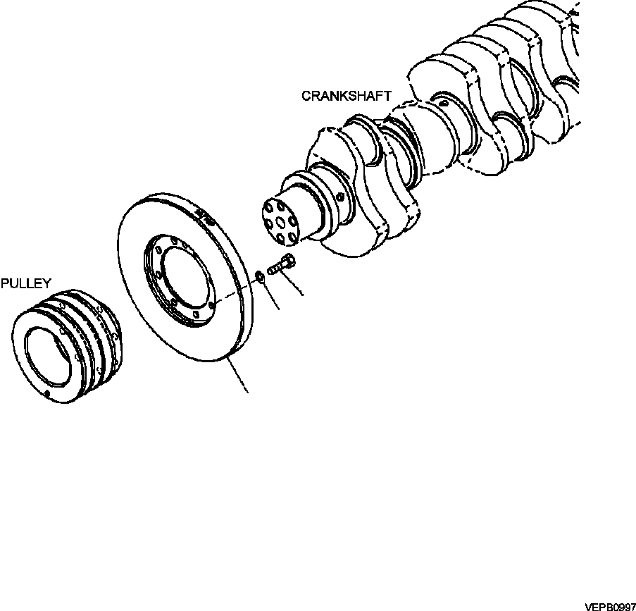 HM300-0E VEPB0997 2123-B7A3 VIBRATION DAMPER