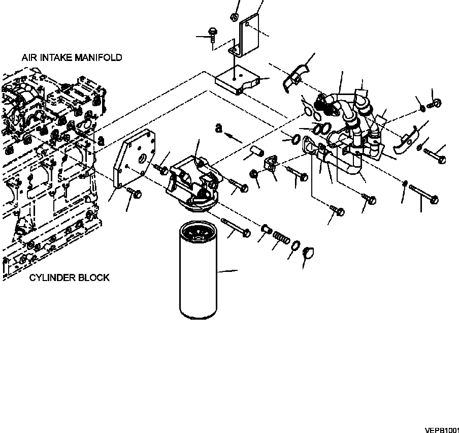 Part |$54. ENGINE OIL FILTER AND PIPING [A3109-B7A2]