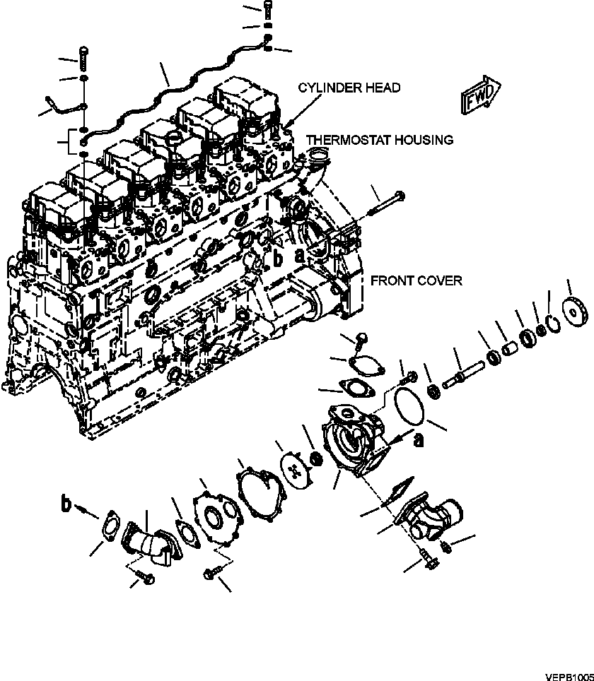 Part |$84. WATER PUMP [A5103-B7A2]