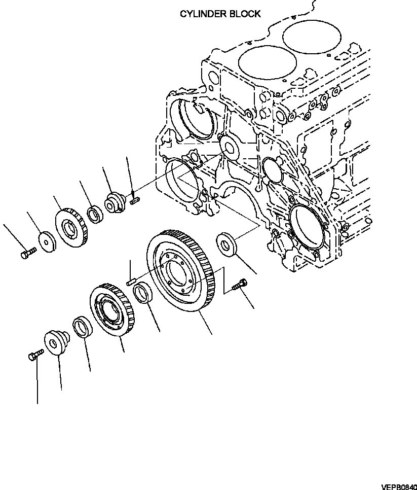 Part |$116. FRONT GEAR TRAIN ACCESSORY DRIVE [A7115-B7A2]