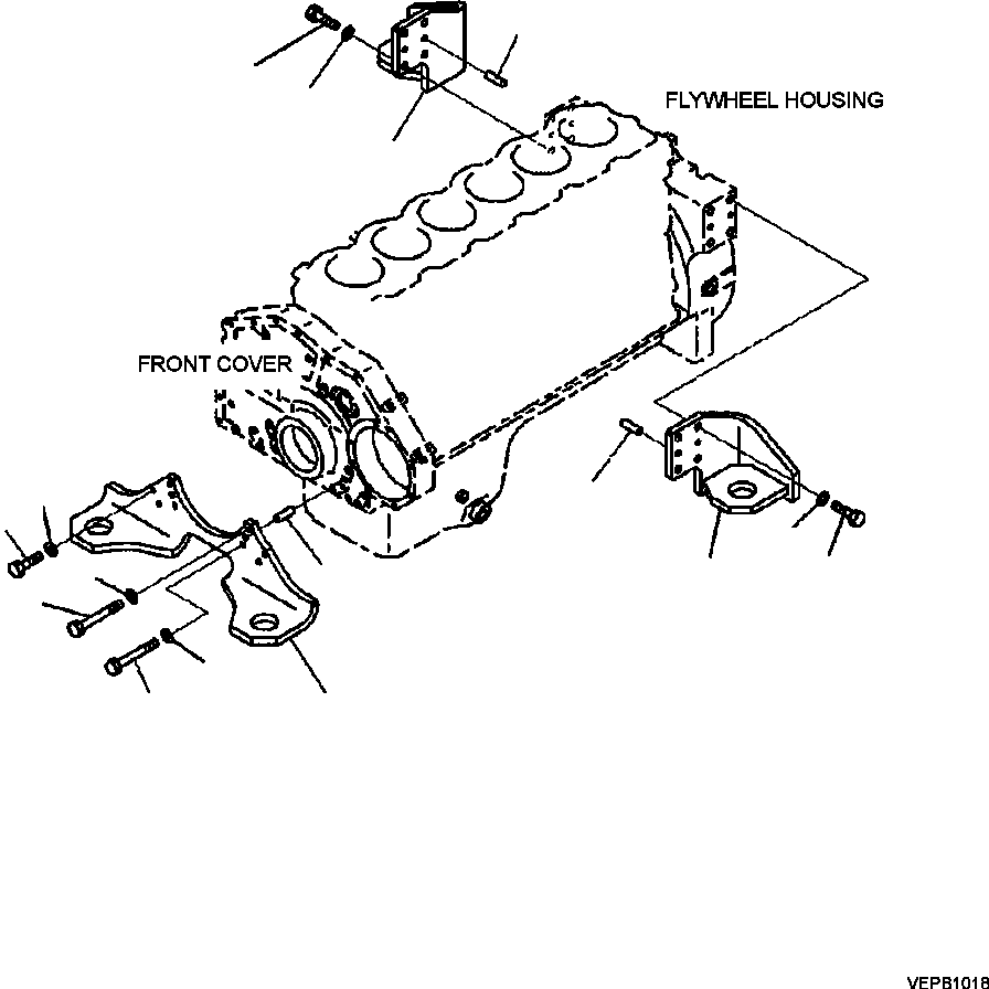 HM300-0E VEPB1018 8109-B7A1 ENGINE LIFTING BRACKET