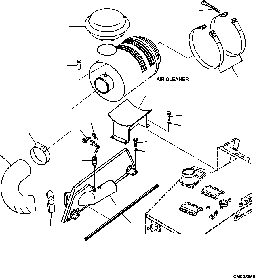 Part |$20. AIR CLEANER MOUNTING [B0700-02A0]