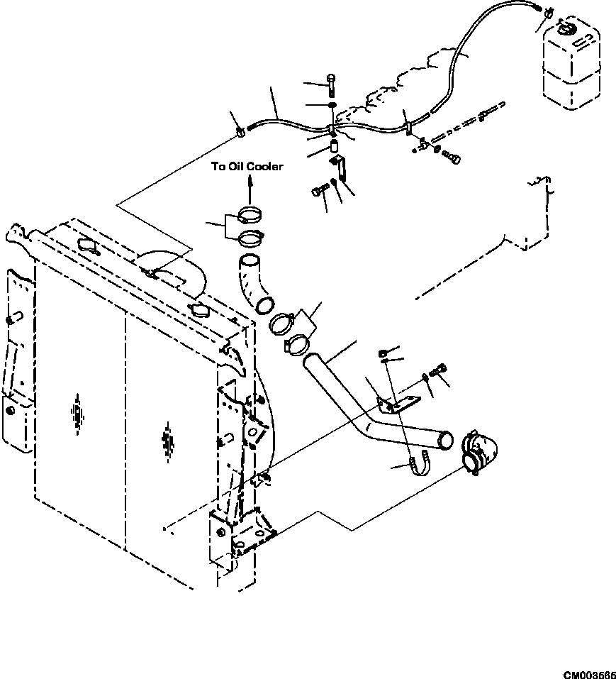 Part |$16. RADIATOR (2/2) COOLANT LINE [C0110-08A0]