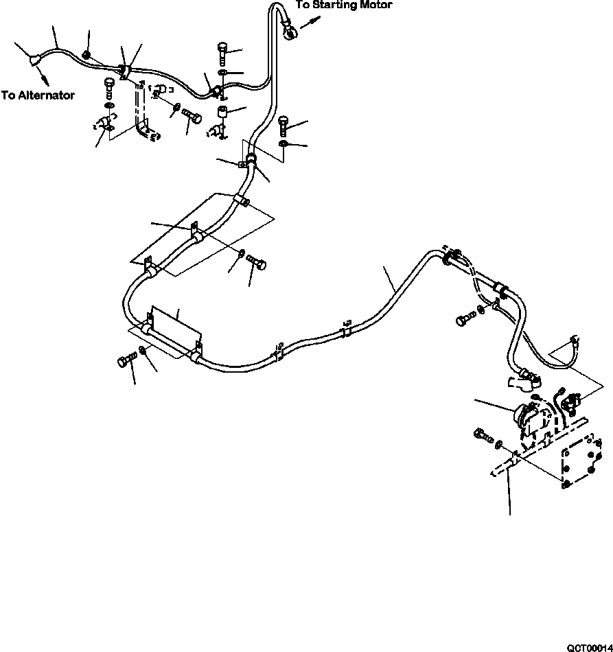 Part |$14. ELECTRICAL HARNESS FRONT FRAME (1/3) [E0300-01A0]