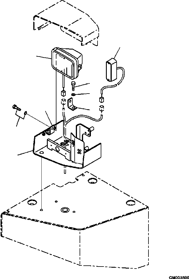 Part |$24. HEAD LAMP L.H. HEAD LAMP AND BRACKET [E0500-01A0]