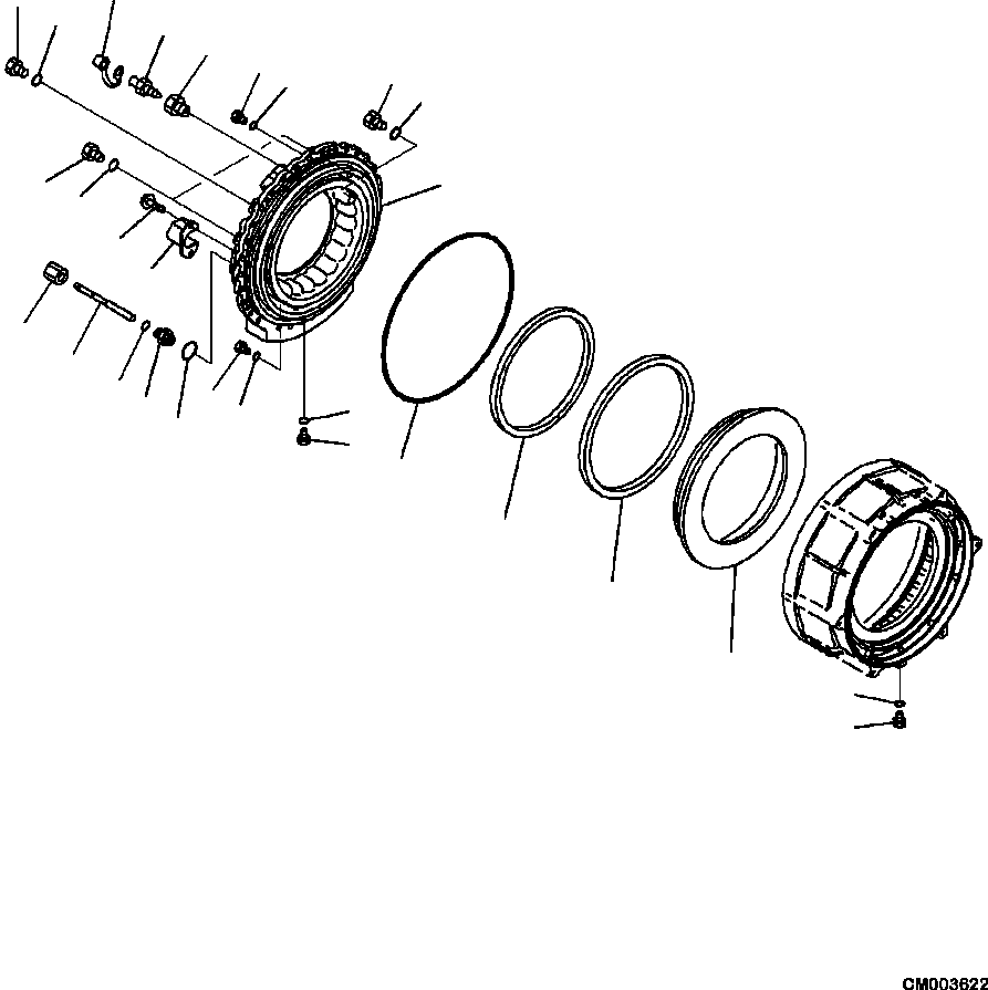 Part |$52. FINAL DRIVE AND BRAKE R.H. FRONT BRAKE CYLINDER [F3360-07A0]