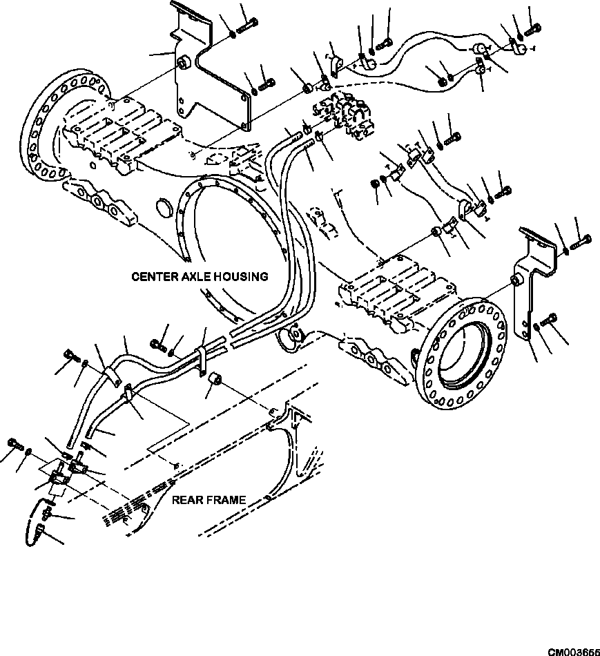 Part |$98. BRAKE OIL COOLING CIRCUIT CENTER (2/2) [F3455-8A0]