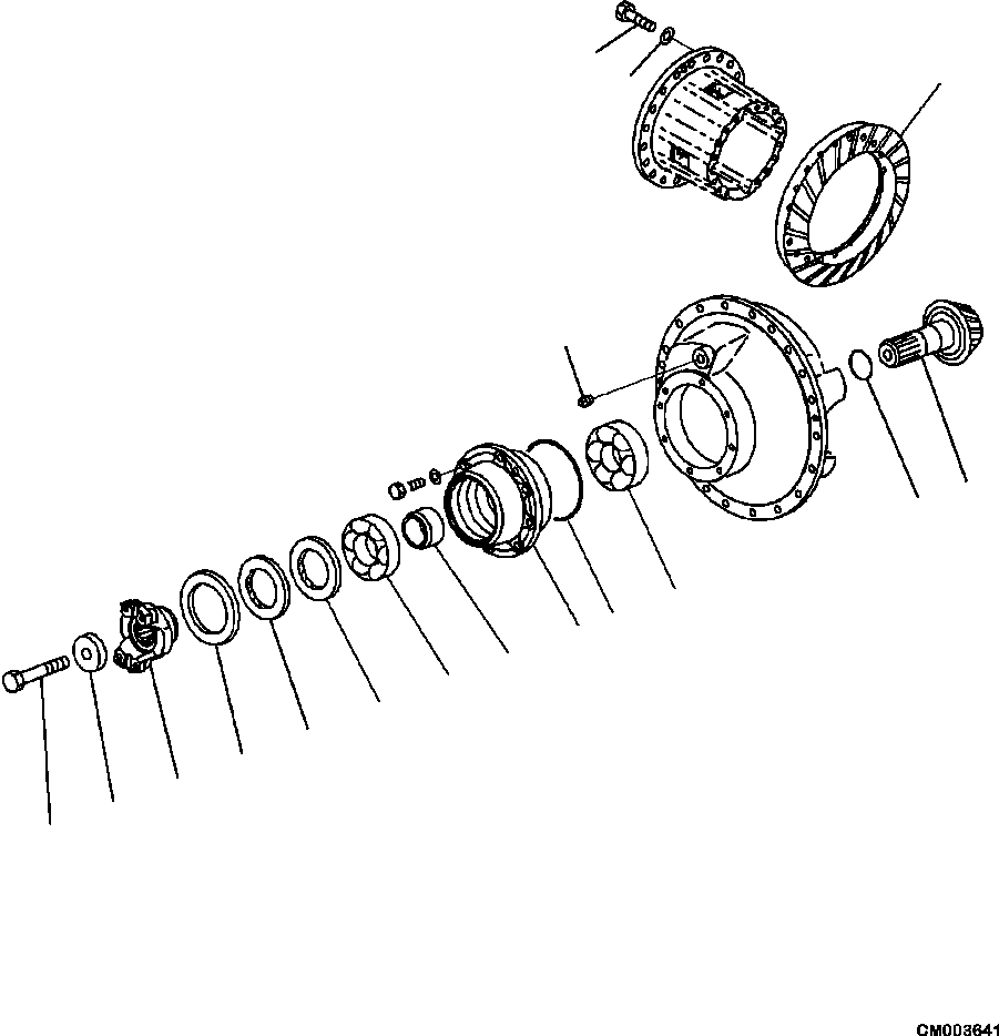 Part |$106. REAR AXLE PINION AND CAGE [F3560-02A0]