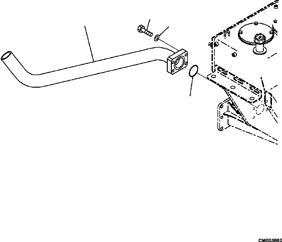 Part |$4. HYDRAULIC TANK SUCTION LINE [H0110-04A0]