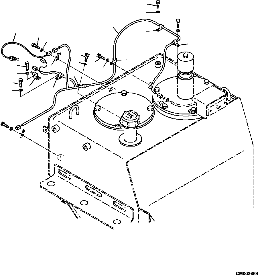 Part |$8. HYDRAULIC TANK SENSOR [H0110-06A0]