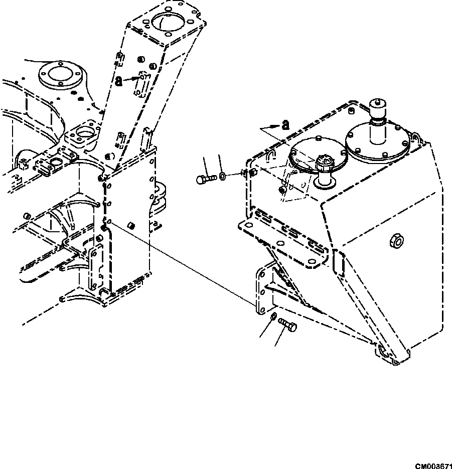 Part |$20. HYDRAULIC TANK MOUNTING [H0130-02A0]