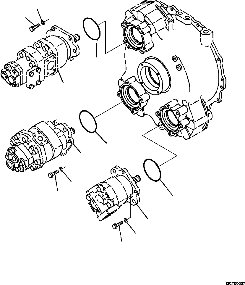 Part |$34. HYDRAULIC PUMP MOUNTING [H0240-01A0]