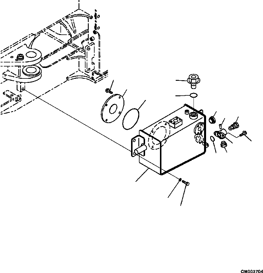 Part |$102. BRAKE PIPING BRAKE OIL SUB TANK [H3511-01A0]