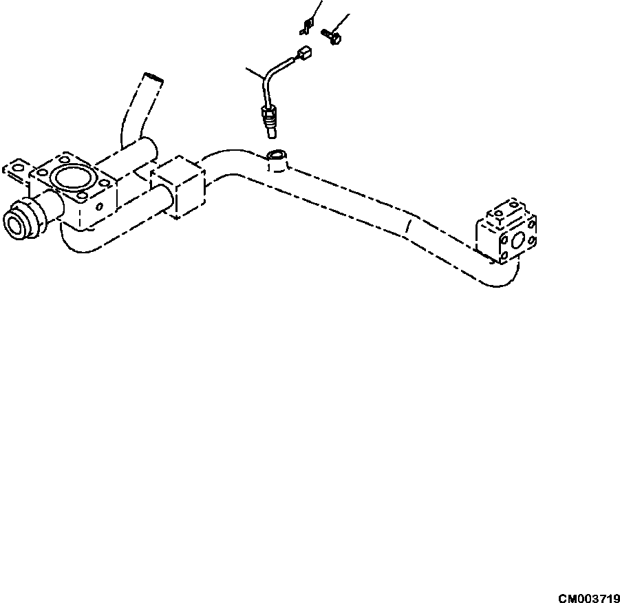 Part |$132. BRAKE PIPING BRAKE OIL TEMPERATURE SENSOR [H3511-16A0]