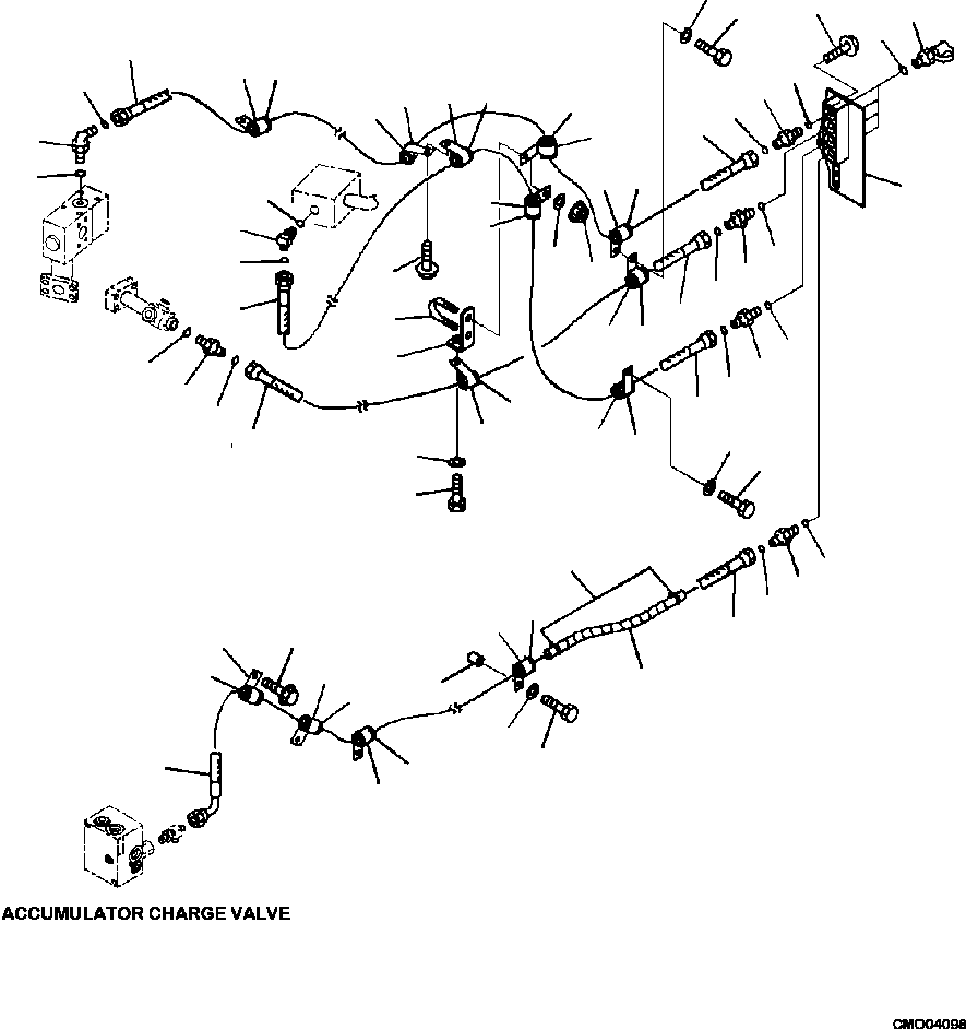 HM300-0E CM004098 3560-01A0 ACCUMULATOR LINES AND CONNECTIONS